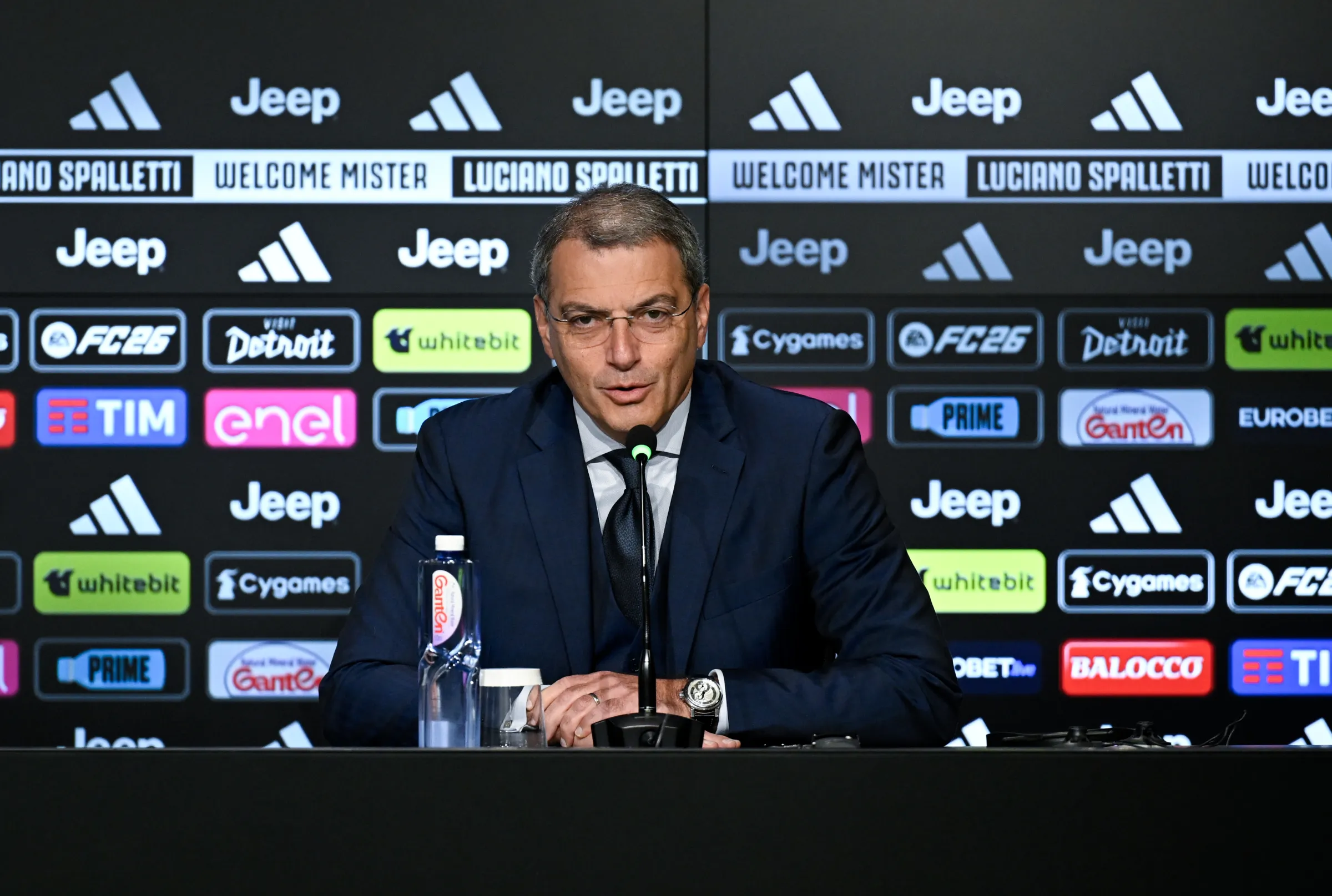 Juventus CEO Comolli (Photo Credit: Juventus Facebook page)