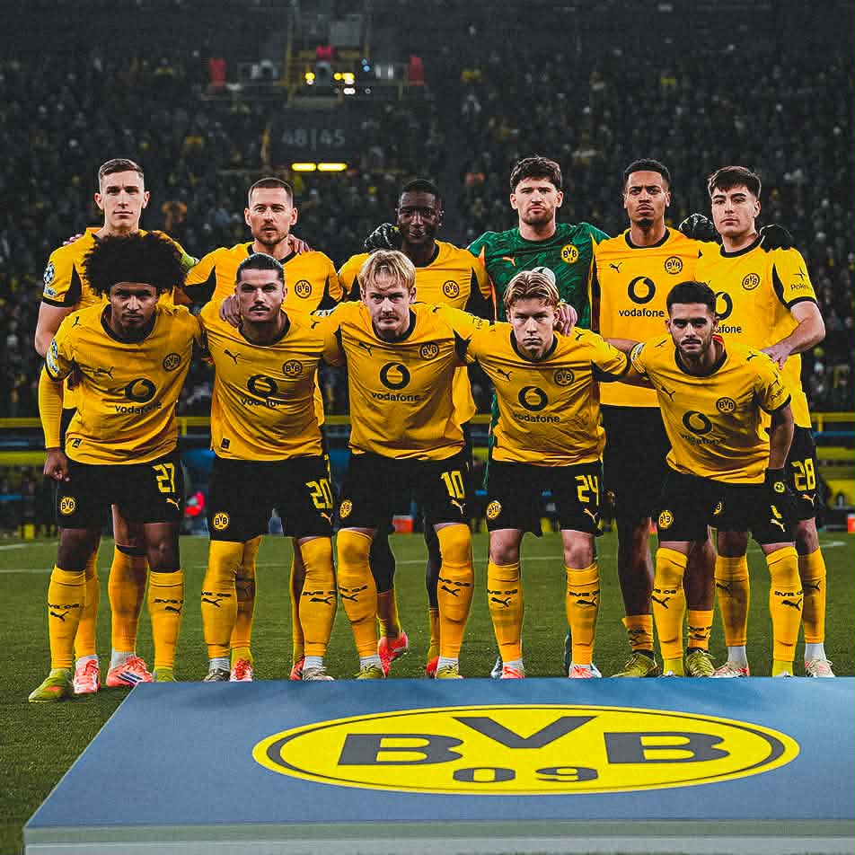 Dortmund Squad (Photo Credit: Borussia Dortmund Via X)