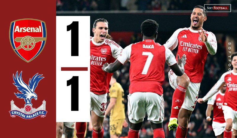 Arsenal vs Crystal palace (Photo Credit: Softfootball Media)