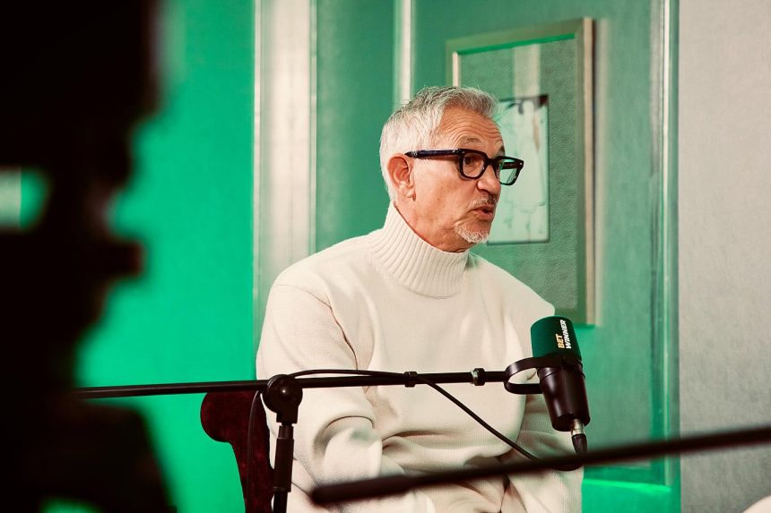 Gary Lineker on the One Obi Podcast show (Photo Credit: The One Obi podcast via X)