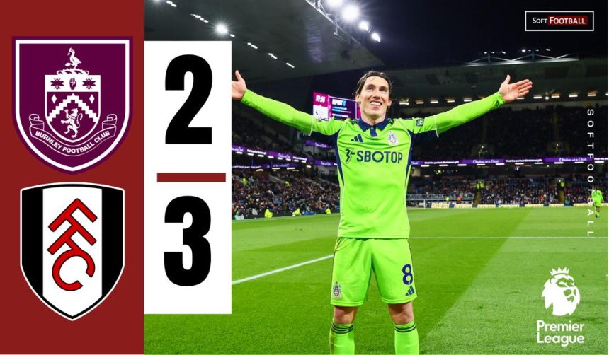 Burnley v Fulham. (Photo Credit: Softfootball Media).