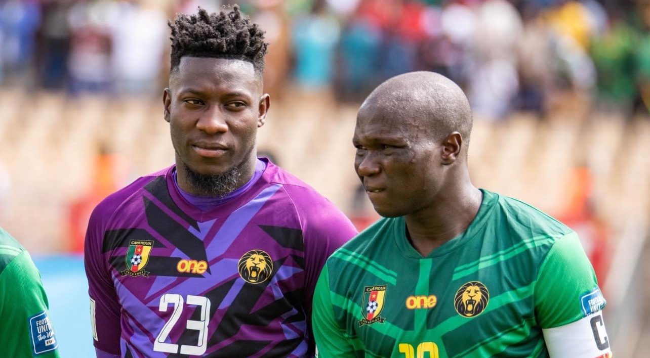 André Onana and Vincent Aboubakar (Photo Credit: Cameroon Media)