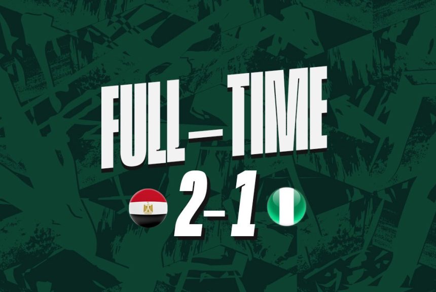 Super Eagles Fall 2–1 to Egypt in Cairo Friendly - Photo Credit : Super Eagles X