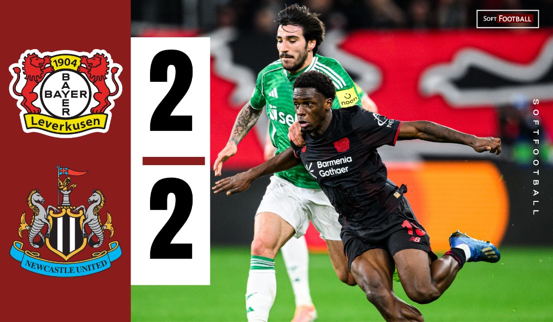 Bayer Leverkusen vs Newcastle United (Photo Credit: SoftFootball via X)