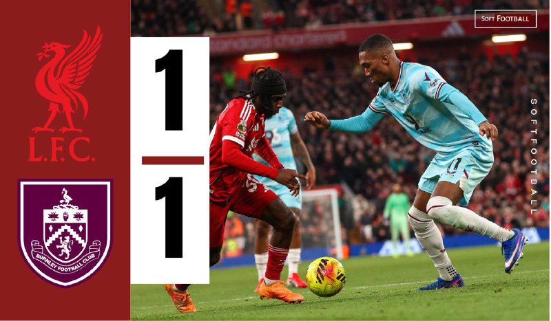 Liverpool vs Burnley (Photo Credit: Softfootball Media)