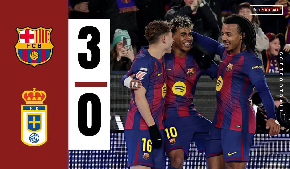 Barcelona vs Real Oviedo (Photo Credit: Softfootball Media)