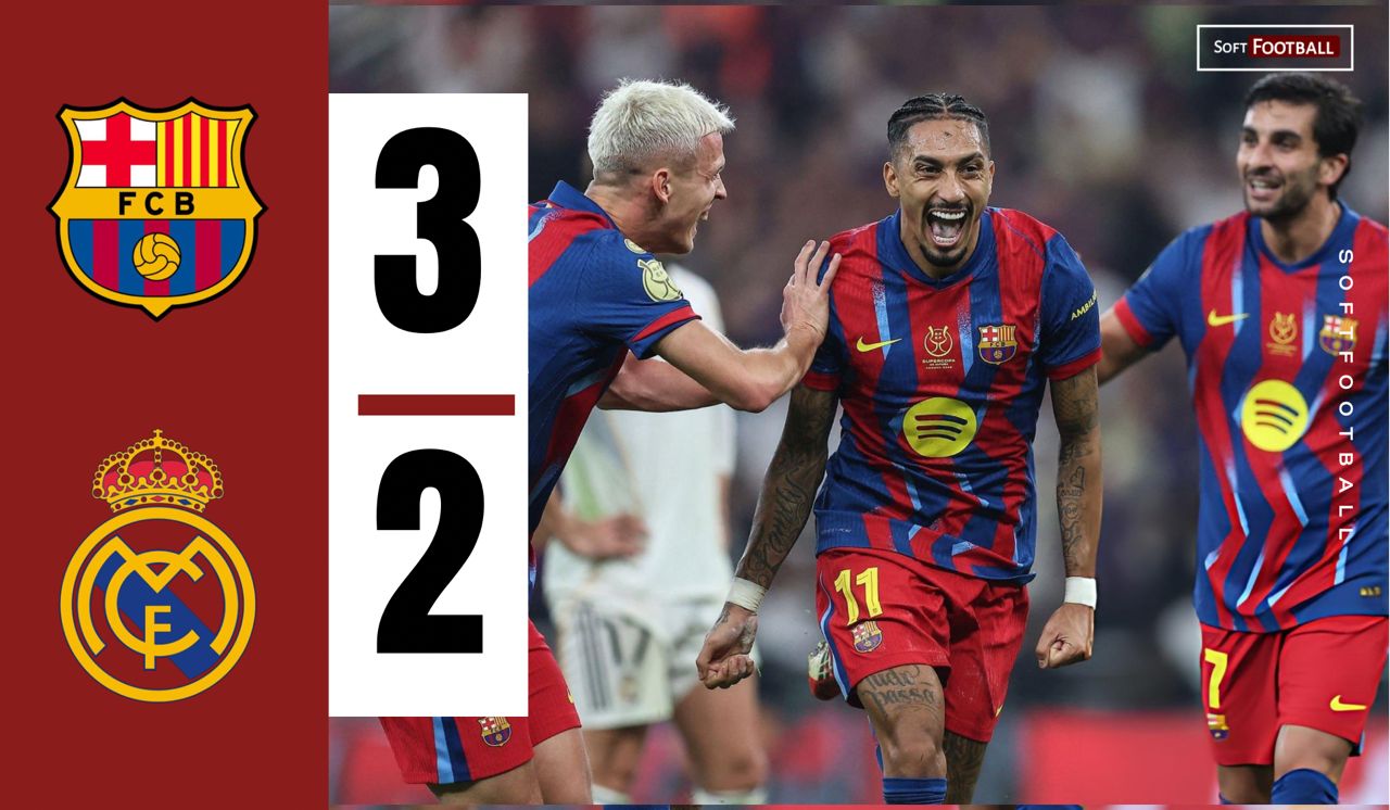 Barcelona wins Supercopa. (Photo Credit: Softfootball Media).