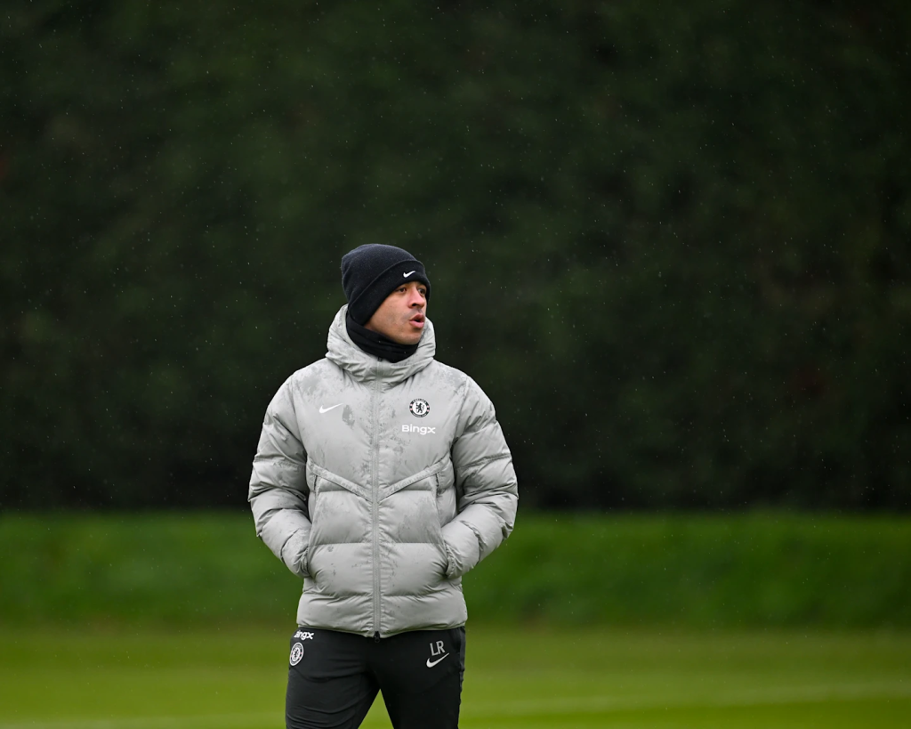 Liam Rosenior First training session with Chelsea (Photo Credit: Chelsea website)