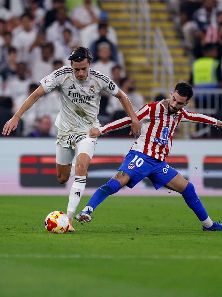 Alvaro Carreras and Álex Baena (Photo Credit: Real Madrid via X)