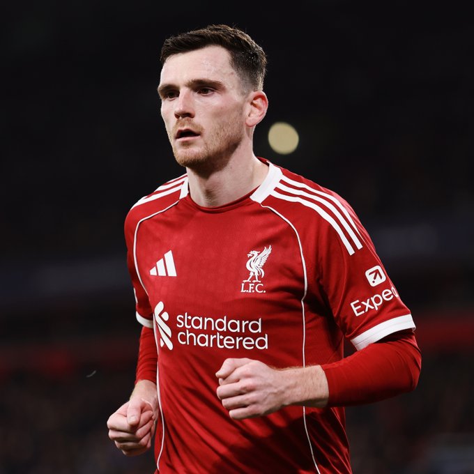 Andy Robertson.(photo credit: liverpool via x)