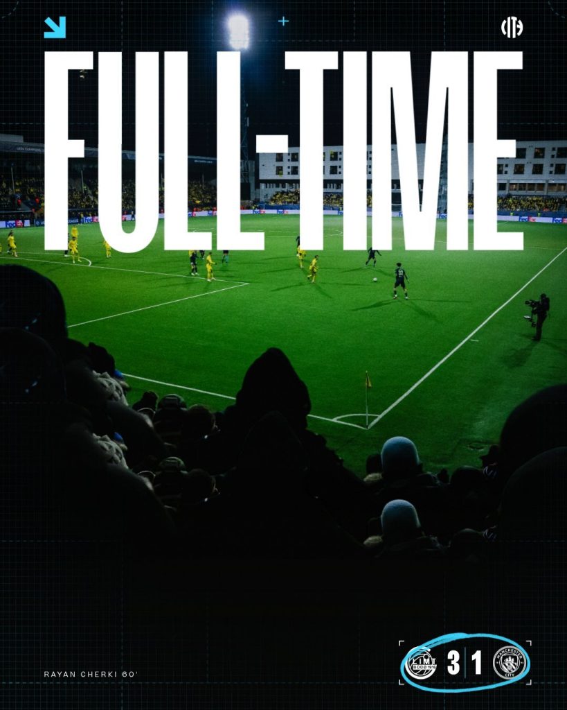 Match Report image (Photo Credit: Manchester City via X)