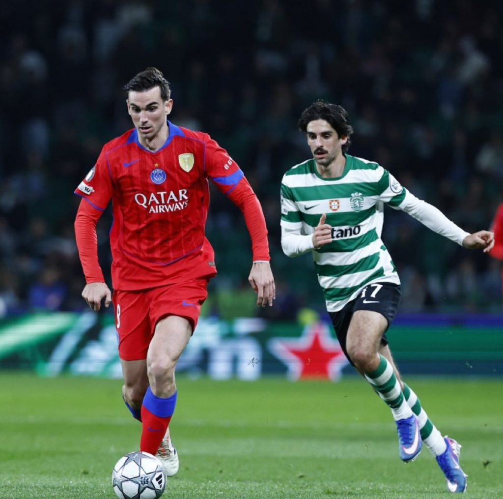 Fabián Ruiz and Trincao (Photo Credit: Paris Saint-Germain via X)