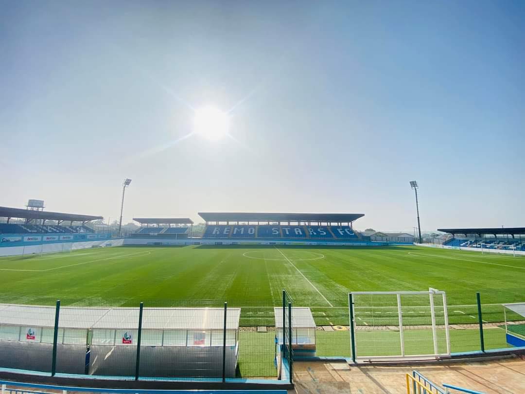 Remo Stars Stadium After Renovation - Photo Credit : Nigeria Professional Football League, Facebook