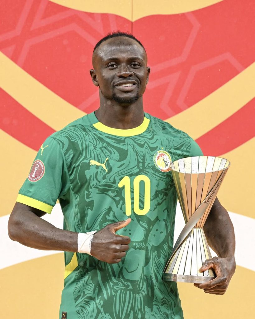 Sadio Mané capped a leadership-driven tournament by winning Best Player - Photo Credit : CenterKick, Facebook