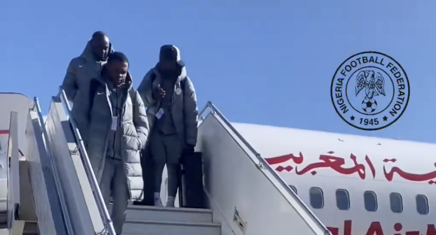 Super Eagles Arrive in Rabat Ahead of AFCON 2025 Semi-Final Clash With Morocco - Photo Credit : Super Eagles, X