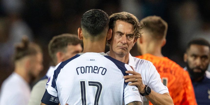 Thomas Frank and Cristian Romero (Photo Credit: Fabrizio Romano via X)