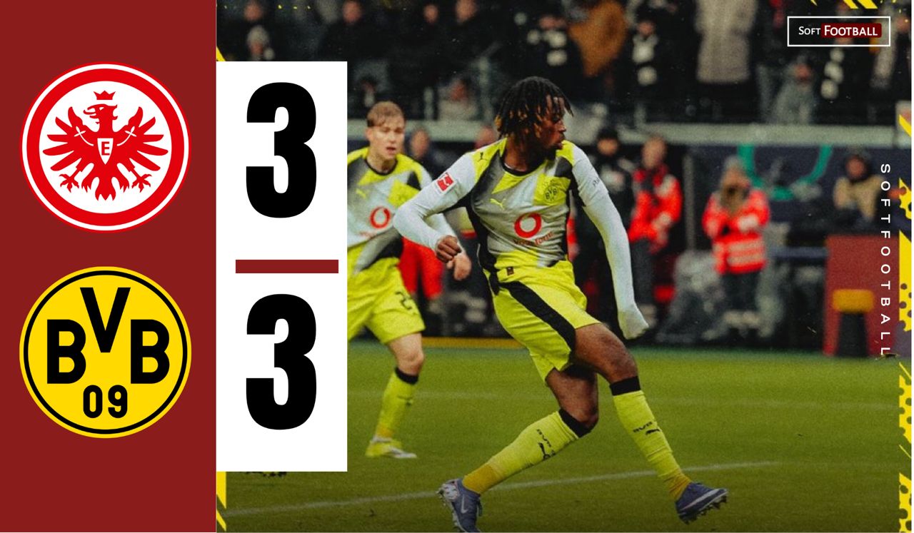 Frankfurt Vs Dortmund (Photo Credit: Softfootball Media)