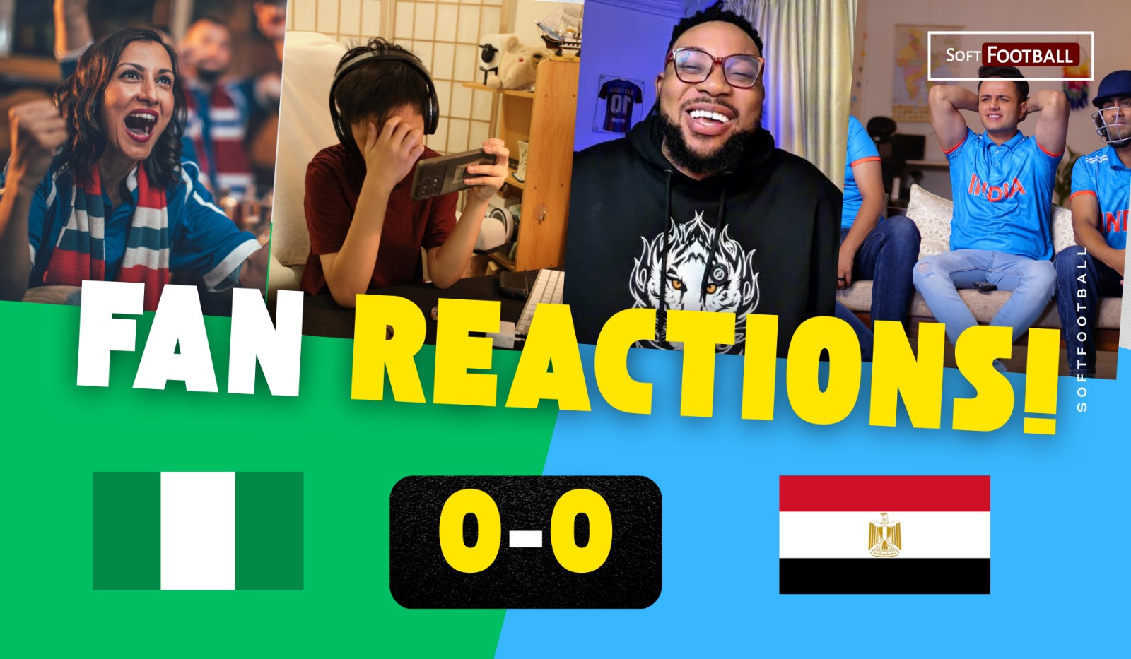 Nigeria vs Egypt (Photo Credit: SoftFootball Media)