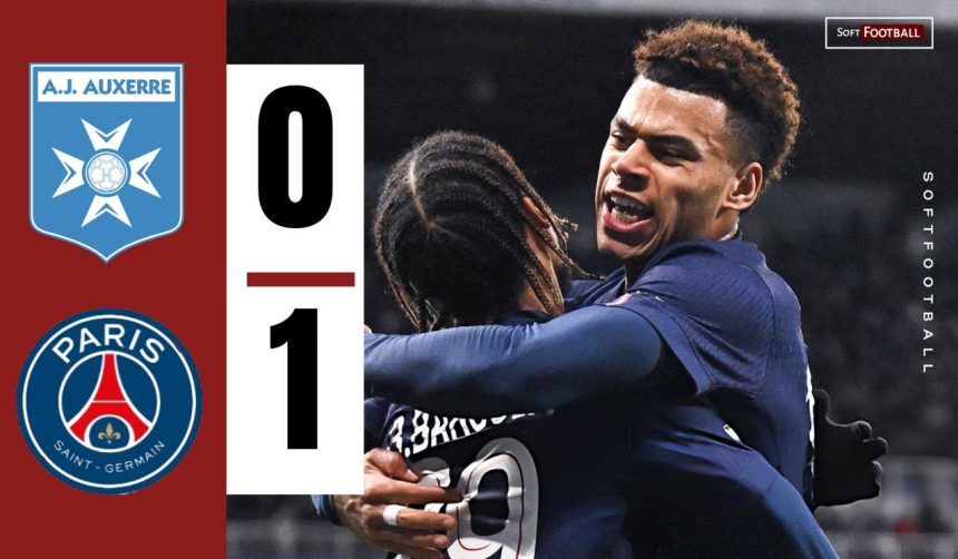 Auxerre vs Paris Saint-Germain (Photo Credit: Softfootball Media)