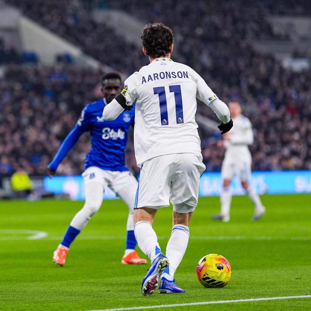 Aaronson (Photo Credit: Leeds United Via X)