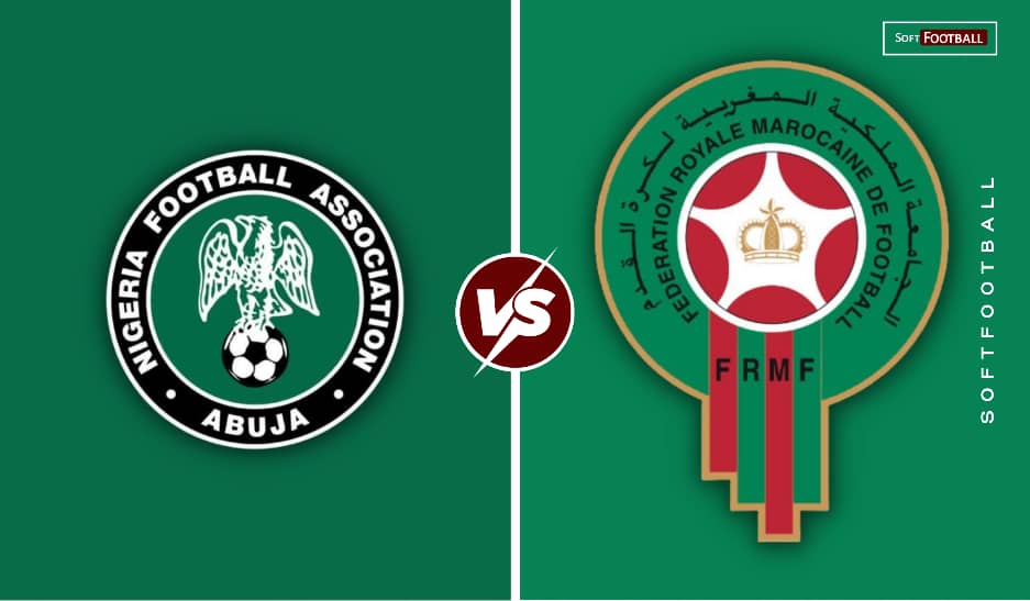 Nigeria vs morocco.(Photo credits: softfootball media)