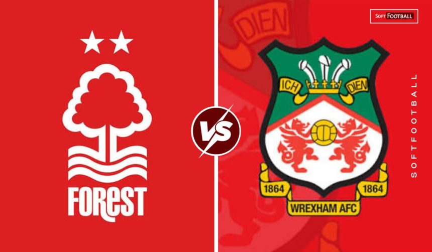 Wrexham vs Nottingham Forest. (photo credit:Softfootball media)