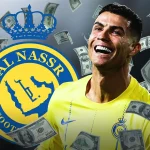 Cristiano Ronaldo & Al Naser Logo - Photo Credit : Clutchpoints