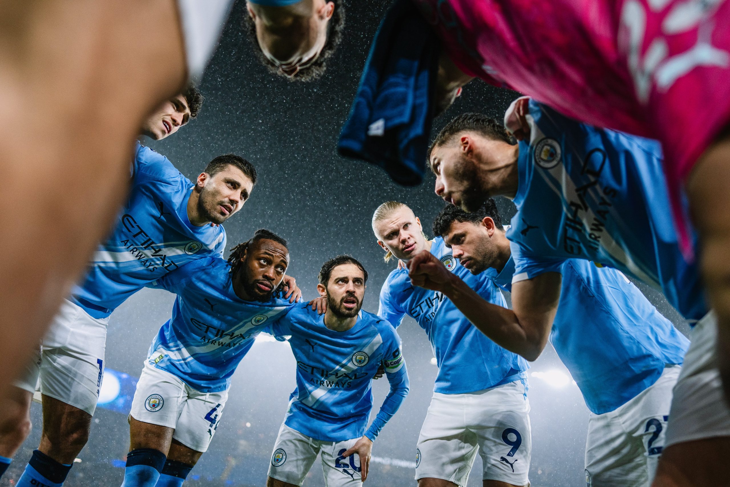 Manchester City players: photo credit: Manchester City via x