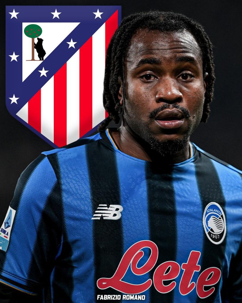 Atlético Madrid are closing in on Ademola Lookman deal (Photo Credit: Fabrizio Romano via X)