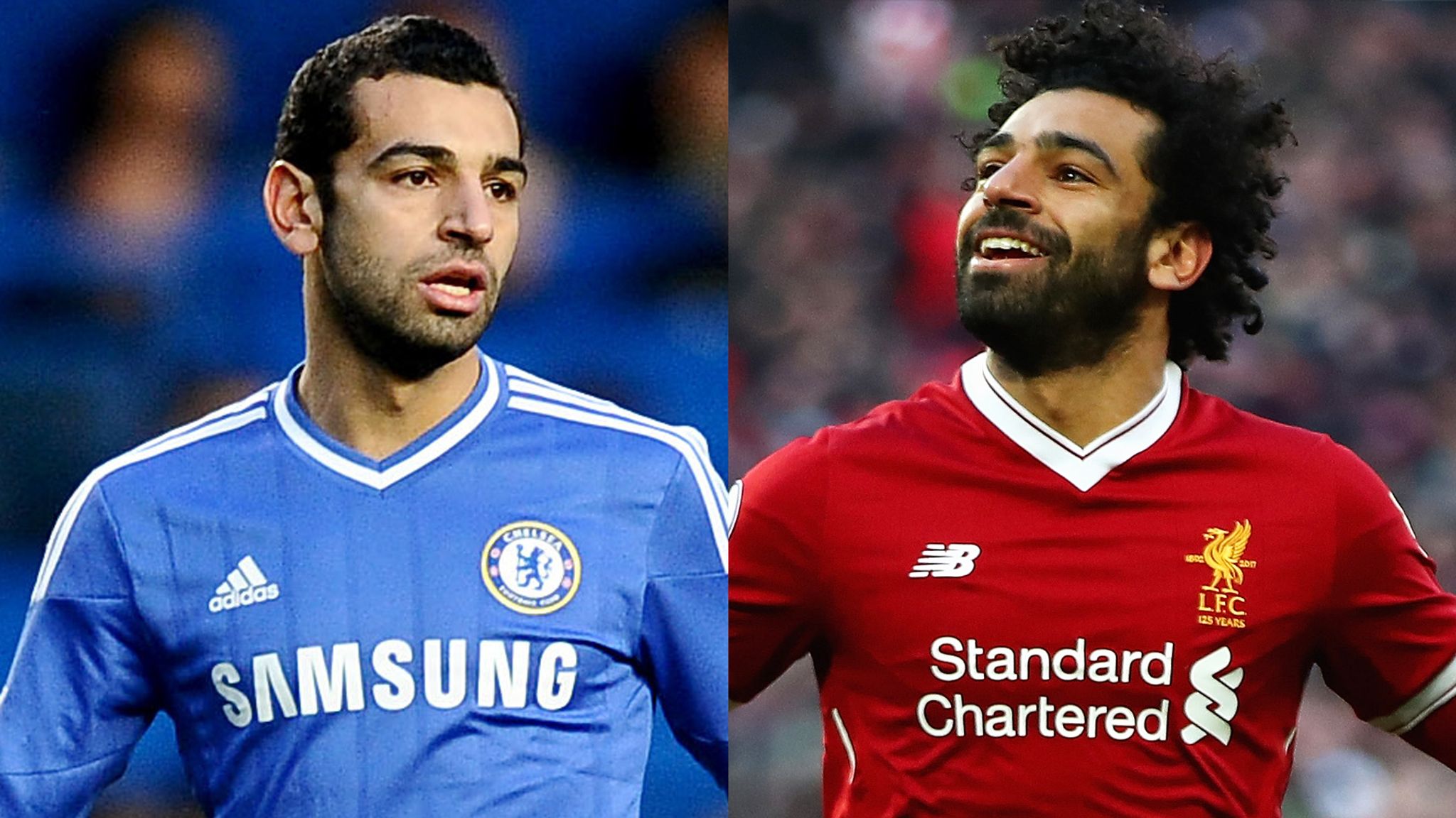 Mohamed Salah at Chelsea and Mohamed Salah at Liverpool - Photo Credit : Skysports