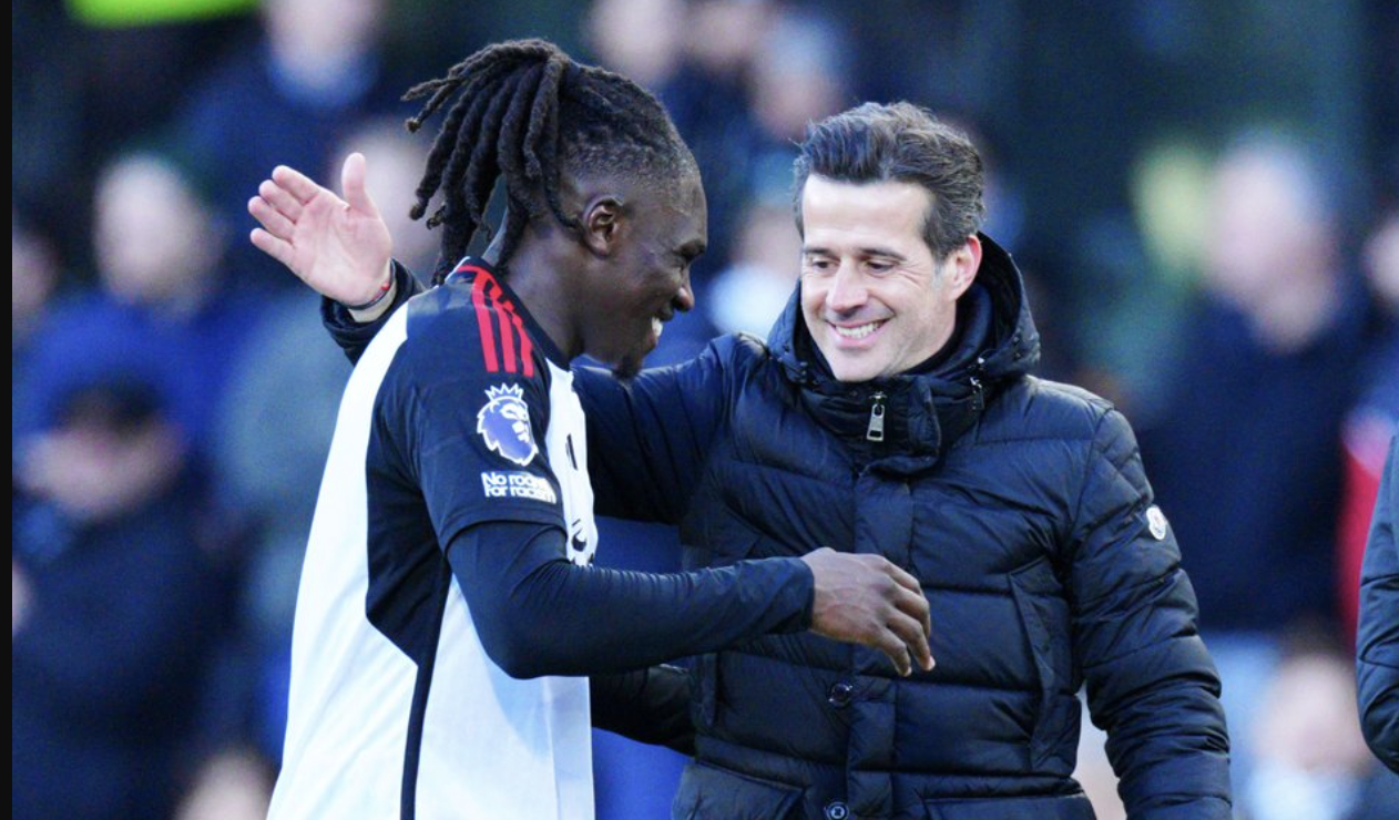 Marco Silva and Calvin Bassey - Photo Credit : Fulham Football Club, X