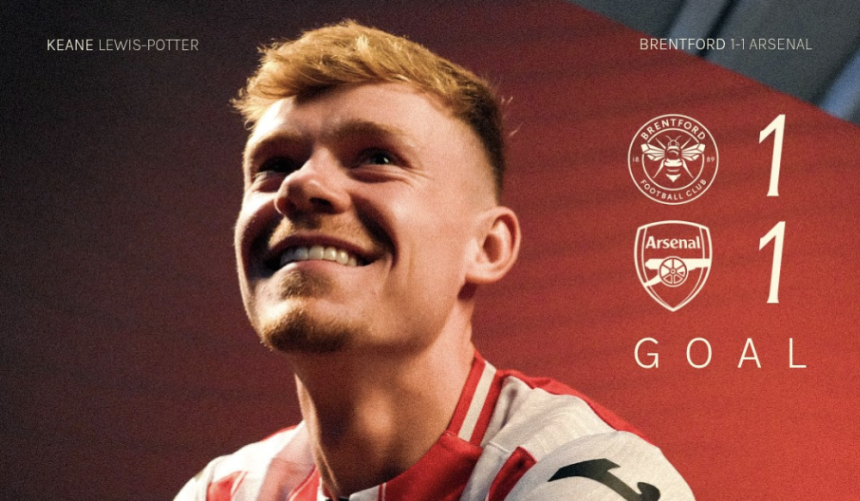 Arsenal Drop Points Against Brentford as Title Pressure Mounts - Photo Credit : Brentford FC, X