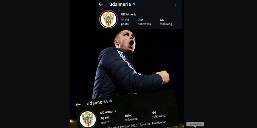 UD Almería Surpass 3 Million Followers After Cristiano Ronaldo Investment Announcement - Photo Credit : Softfootball Media