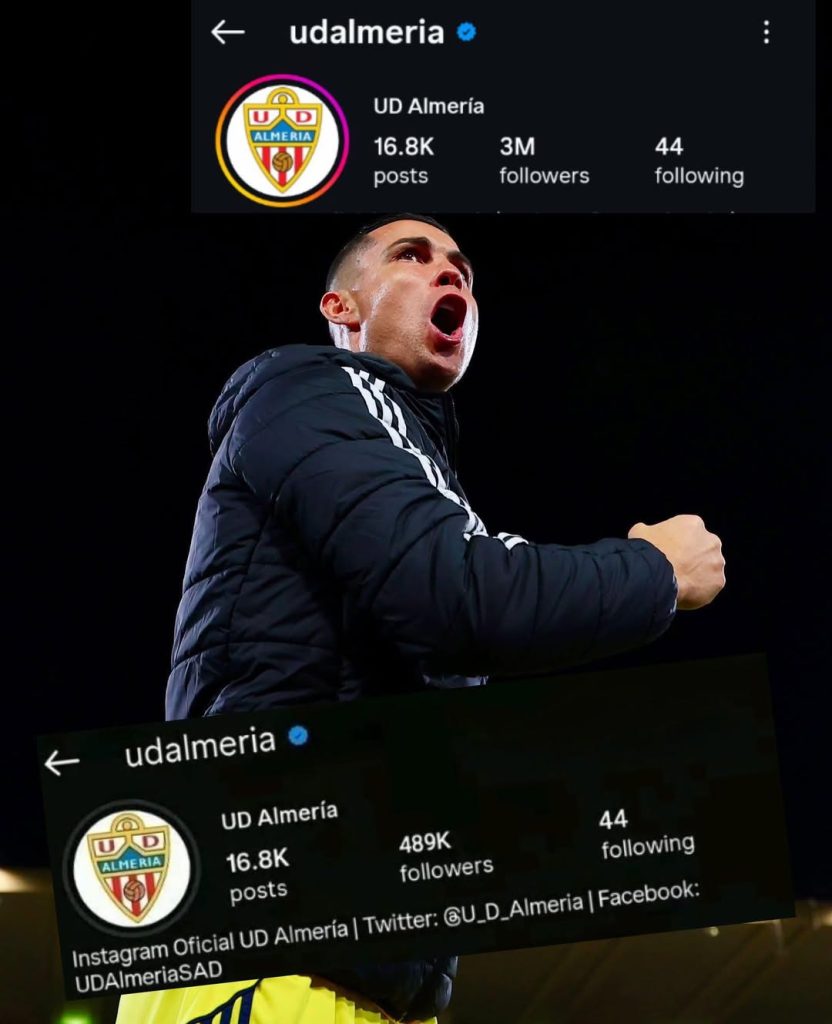 UD Almería Surpass 3 Million Followers After Cristiano Ronaldo Investment Announcement - Photo Credit : Softfootball Media