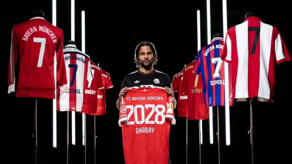 Serge Gnabry (Photo Credit: Fabrizio Romano Via X)