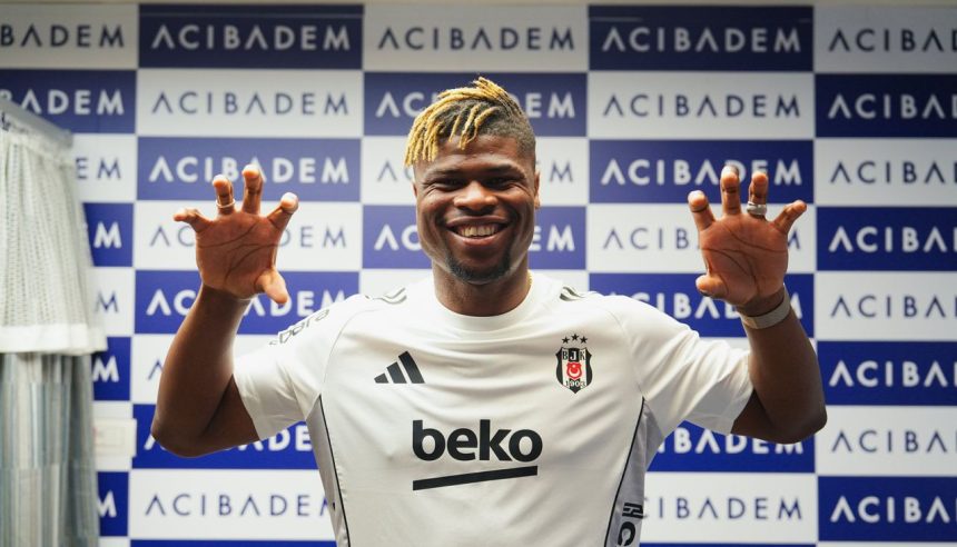 Emmanuel Agbadou (Photo Credit: Beşiktaş Via X)