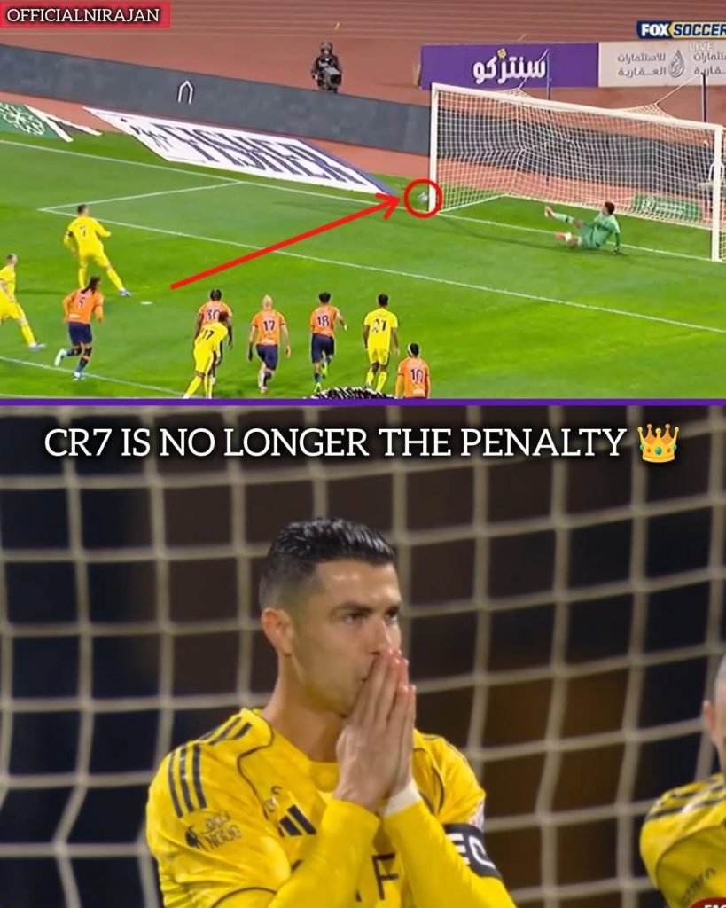 Cristiano Ronaldo misses from the penalty spot as Al Nassr waste a huge chance against Al Fayha - Photo Credit : Official_Nirajan, Facebook