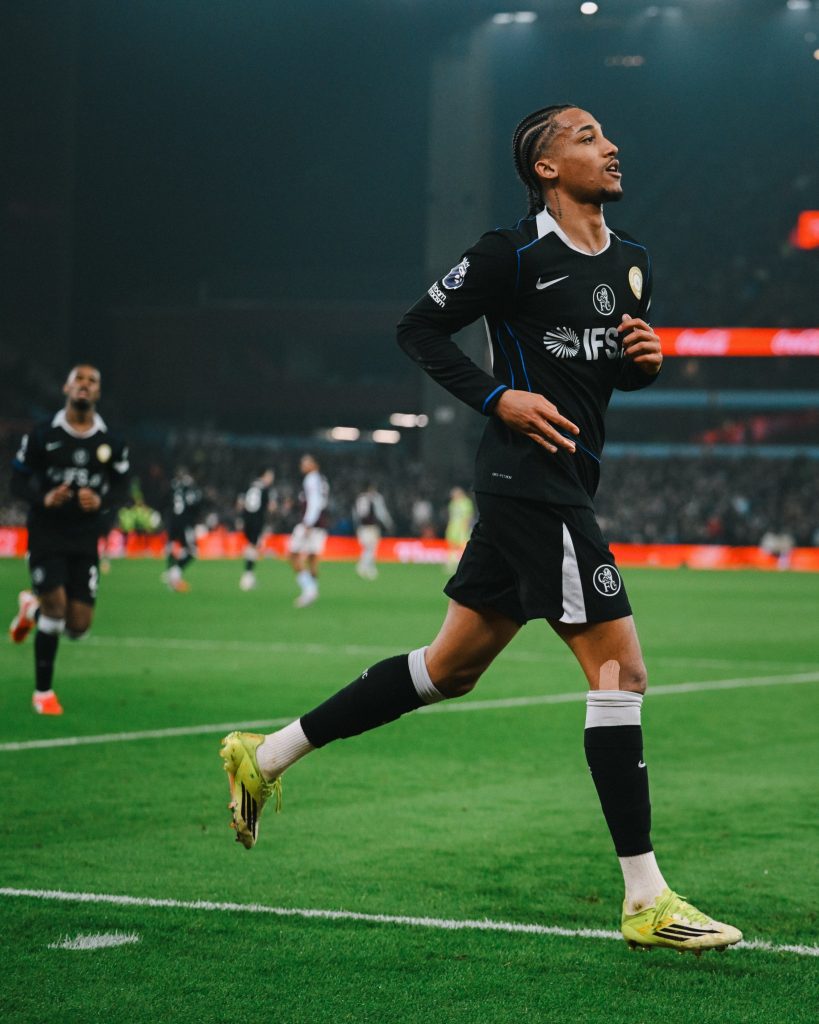 Joa Pedro scores against Anstonvilla - Photo Credit : Chelsea, X