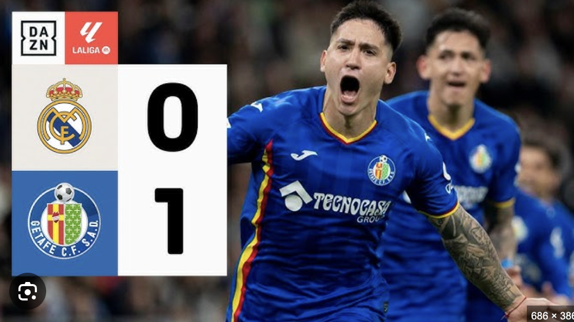 Real madrid’s shock defeat to Getafe cf - Photo Credit : Softfootball
