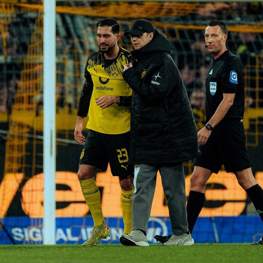Emre Can tear ACL (Photo credit: Dortmund Media)