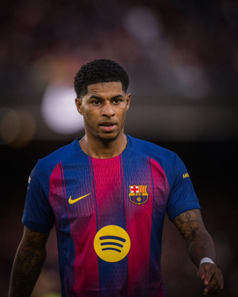 Marcus Rashford (photo credit: Barcelona Via x)